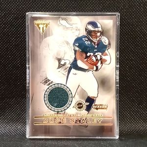 Duce Staley - Authentic Game Jersey - 2001 Titanium Trading Card